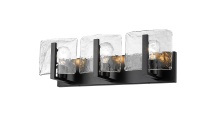 Golden Canada 3164-BA3 BLK-HWG - Golden Lighting Aenon 3-light Vanity in Matte Black
